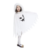 White Ghost Kids Children Cosplay Costume Cloak Outfits Halloween Carnival Suit